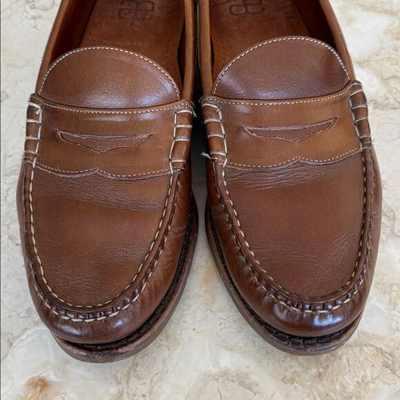 Allen Edmonds McKinley Leather Penny Loafers Deck Shoes - Picture 10 of 13